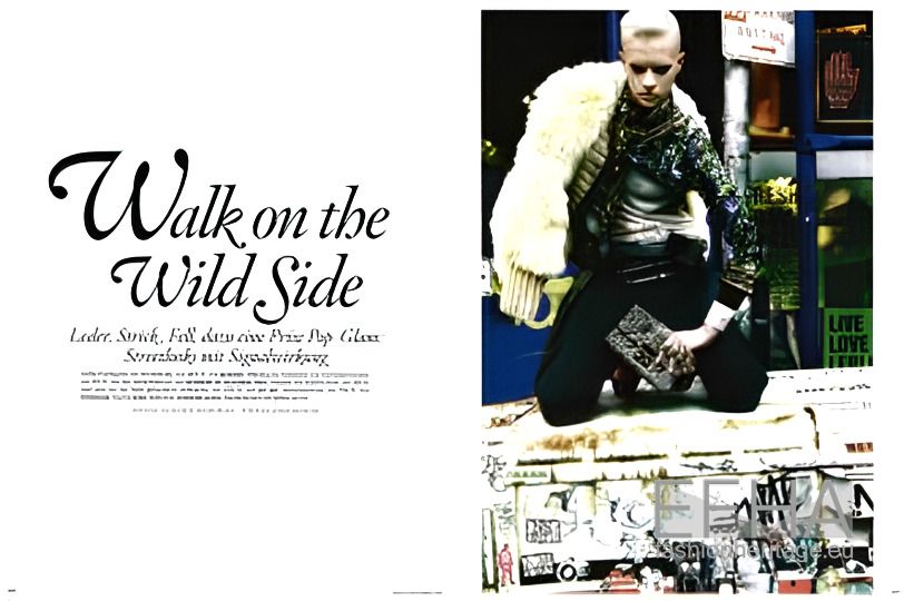 Editorial Page from Vogue Germany, 1111