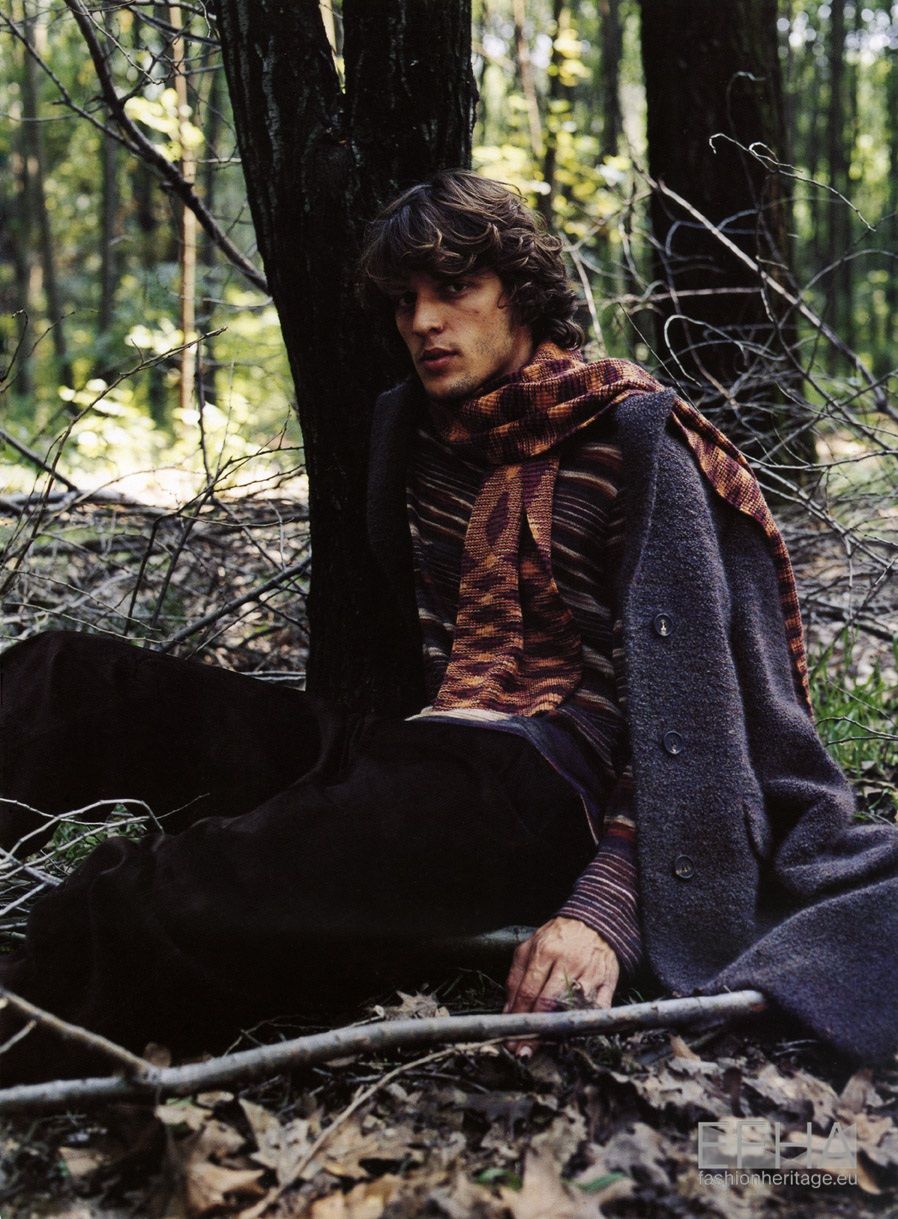 Image from Advertising Catalogue F/w 2002 Men's Collcection