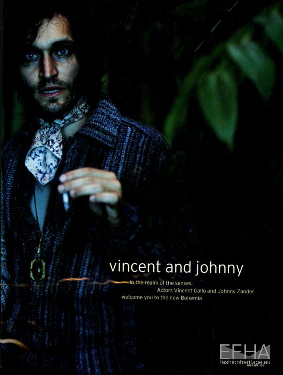 Actror Vincent Gallo in Missoni